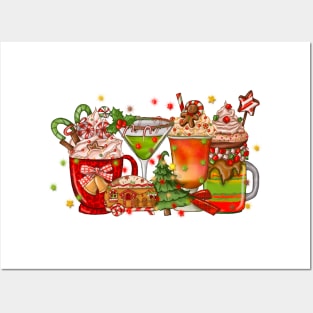 Christmas Latte Funny 2023 Posters and Art